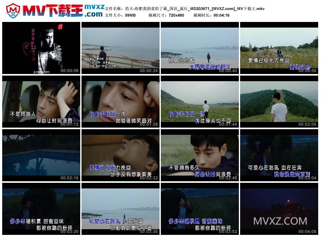 浩天-你把我的爱给了谁_国语_流行_MD203671